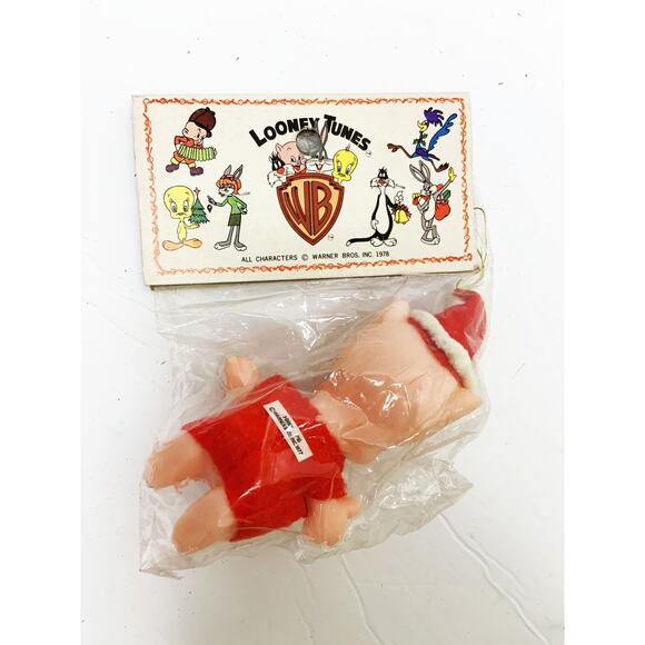 1978 Looney Tunes Porky Pig Ornament By Warner Brothers - Picture 4 of 6